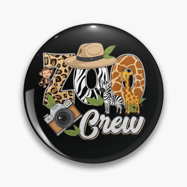 Item preview, Zoo Crew Monkey Zebra Giraffe Design designed and sold by BirdsnStuff.