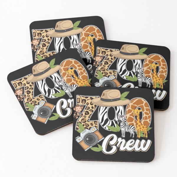 Item preview, Zoo Crew Monkey Zebra Giraffe Design designed and sold by BirdsnStuff.