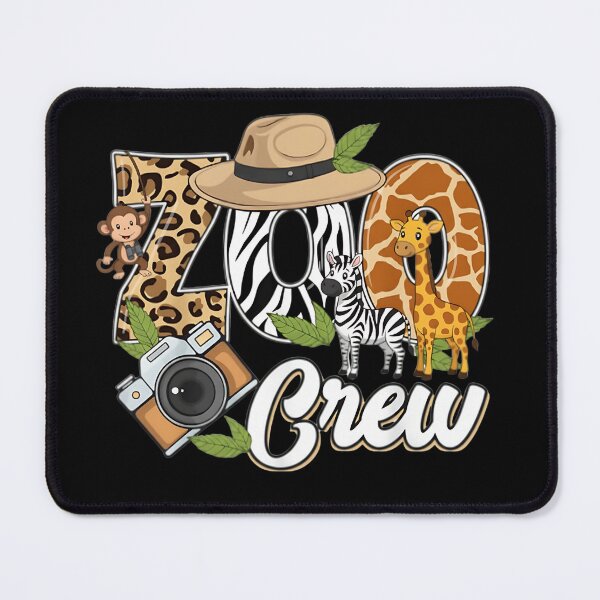 Item preview, Zoo Crew Monkey Zebra Giraffe Design designed and sold by BirdsnStuff.