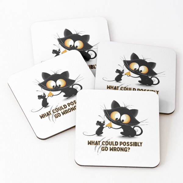 Item preview, Big-Eyed Black Cat Sharing Cheese – Illustration designed and sold by ShadeScapeArt.