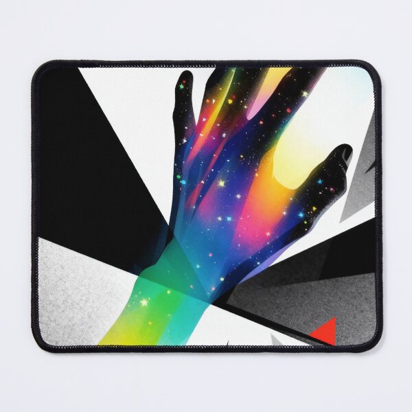Item preview, Cosmic Embrace Rainbow Hand Abstract designed and sold by zzz888.