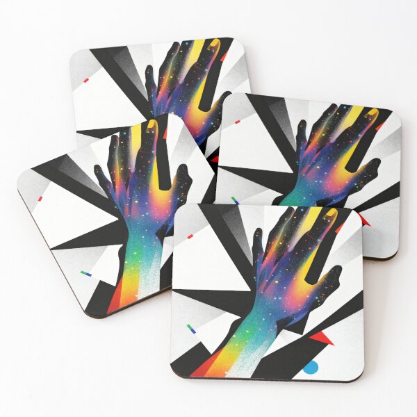 Item preview, Cosmic Connection Rainbow Hand Abstract designed and sold by zzz888.