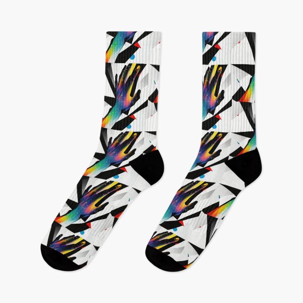 Item preview, Cosmic Connection Rainbow Hand Abstract designed and sold by zzz888.