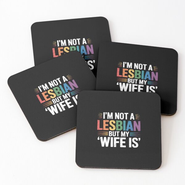 Item preview, I'm Not A Lesbian But My Wife Is LGBT Wedding  designed and sold by dainegilbert.
