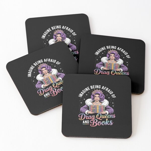 Item preview, Imagine Being Afraid Of Drag Queens And Books LGBT  designed and sold by dainegilbert.
