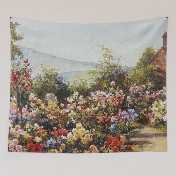 Item preview, Old Mill House,The Rose Garden designed and sold by tomorrowsart.