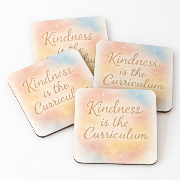 Item preview, Kindness is the Curriculum — Watercolor Teacher Inspiration Quote designed and sold by MforMontessori.