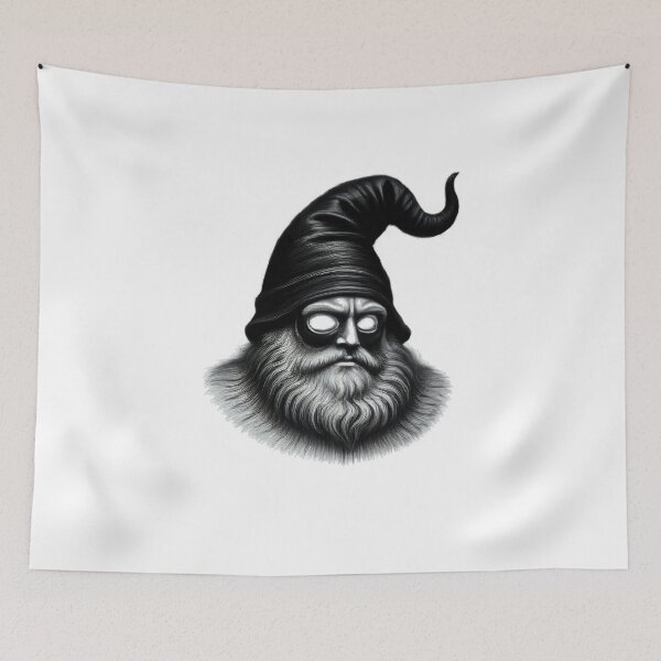 Item preview, Halloween Horror Gnome designed and sold by 2MuchFreeTime.