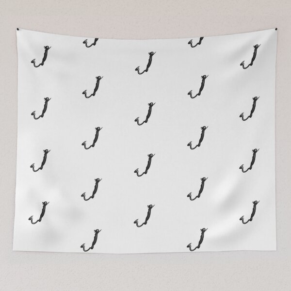 Item preview, Abstract Letter J in Modern Fluid Style designed and sold by uncoXab.