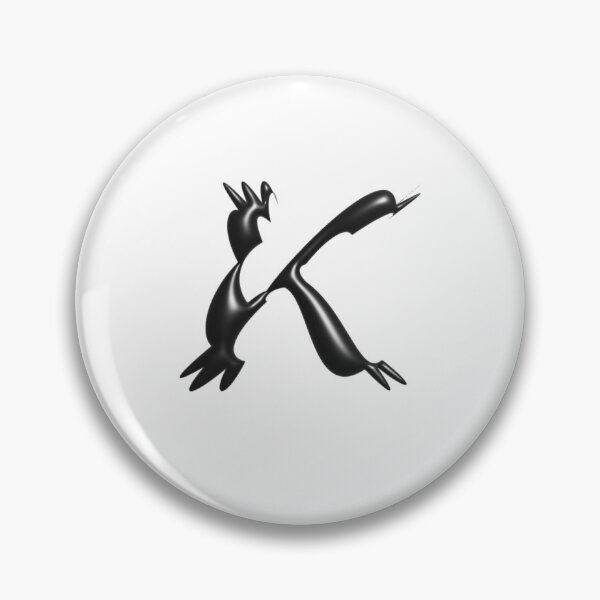 Item preview, Abstract Letter K in Modern Fluid Style designed and sold by uncoXab.