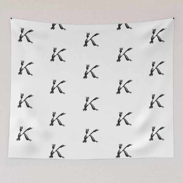 Item preview, Abstract Letter K in Modern Fluid Style designed and sold by uncoXab.