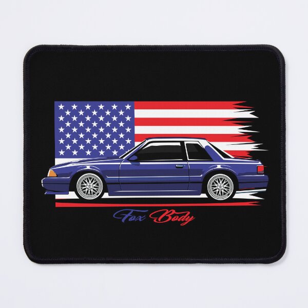 Item preview, Fox Body Muscle Car – American Flag Classic Car Lover designed and sold by Rifart Shop.