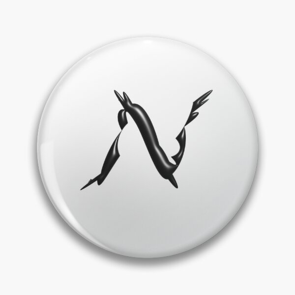 Item preview, Abstract Letter N in Modern Fluid Style designed and sold by uncoXab.