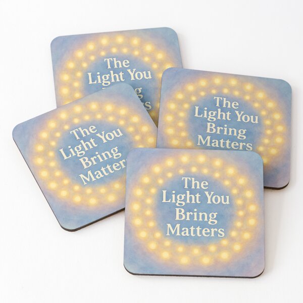 Item preview, The Light You Bring Matters — Montessori Watercolor Inspiration Design designed and sold by MforMontessori.
