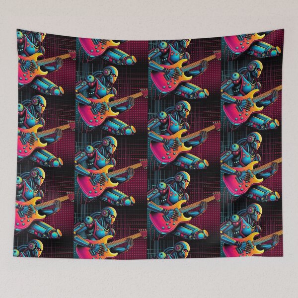 Item preview, Robot playing guitar designed and sold by Dogandesighn.