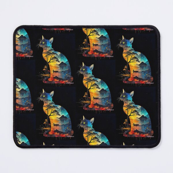 Item preview, Sunset Cat designed and sold by Kallak-AI-Art.