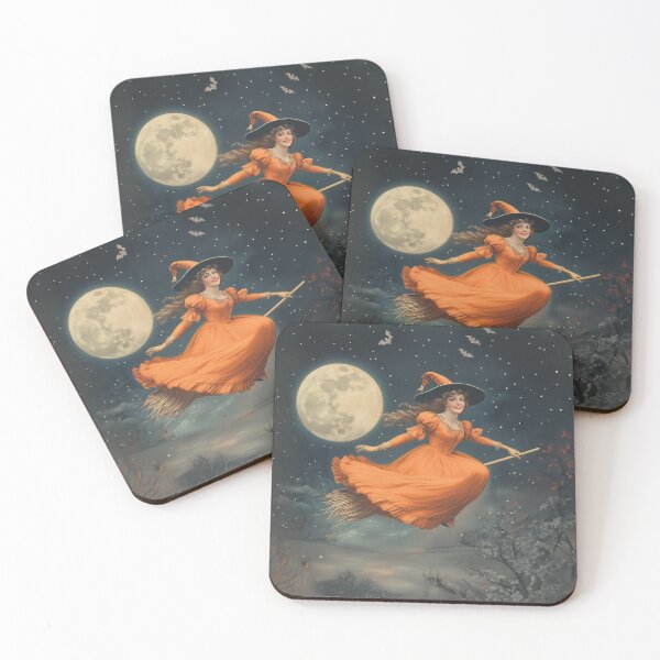 Item preview, Vintage Halloween Art / Vintage Witch - Elspeth designed and sold by Aubergine Designs.