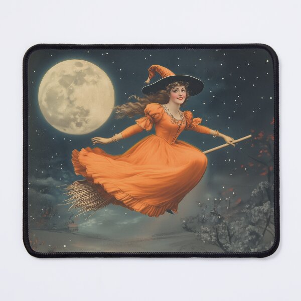 Item preview, Vintage Halloween Art / Vintage Witch - Elspeth designed and sold by Aubergine Designs.