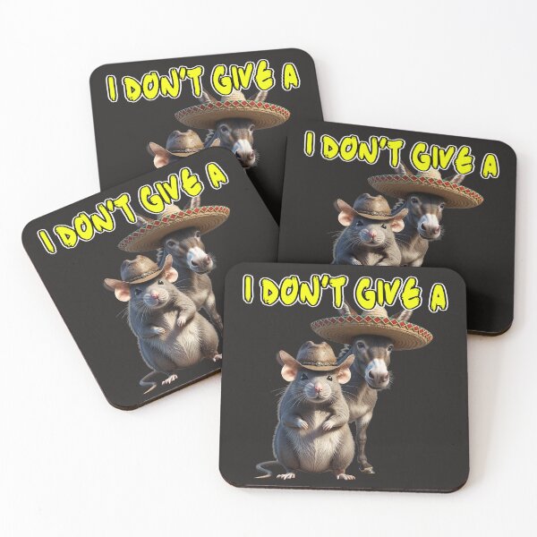 Item preview, I Don't Give a Rat's Ass designed and sold by Nomadic Spirit Studios.