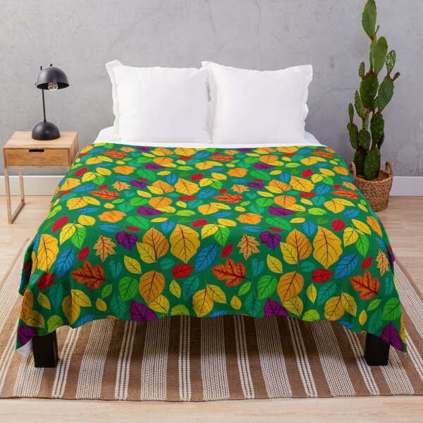 Item preview, Rainbow Leaves Pattern – Colorful Botanical Nature Design - Green designed and sold by PAPIRO SIGLO XXI.
