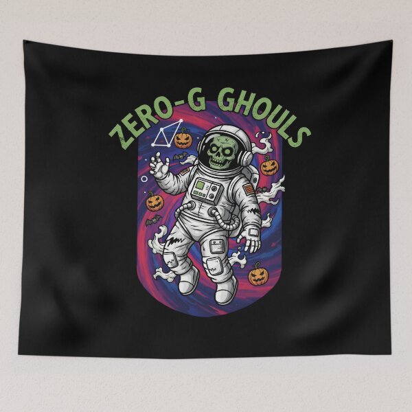 Item preview, Zero-G Ghouls Spooky Astronaut Space Halloween designed and sold by EnziGartig.