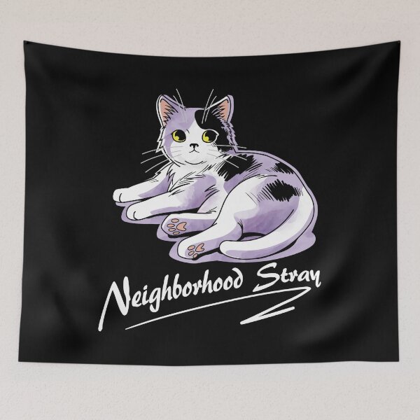 Item preview, Untouchable Charm – The Neighborhood Stray Cat Style_BK designed and sold by AckeeWolf.