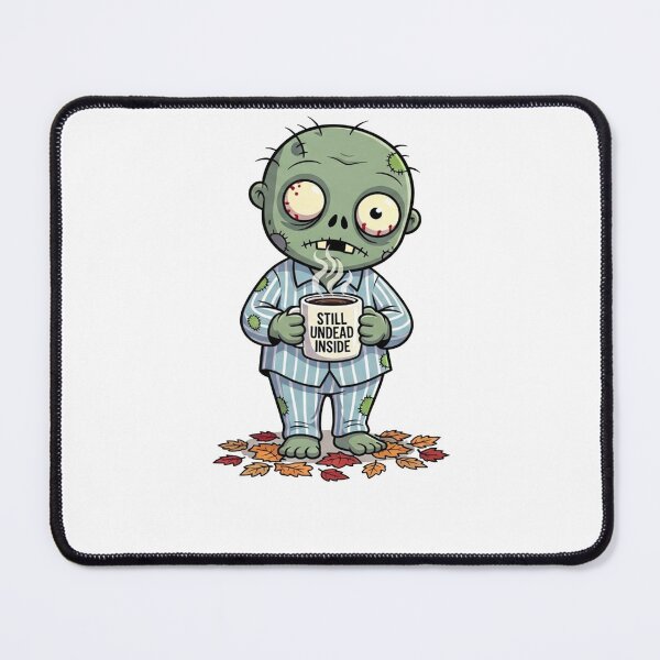 Item preview, Still Undead inside – Cozy Halloween Fall Mornings designed and sold by FelixnRobinus.