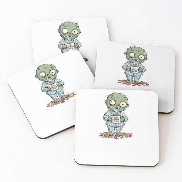 Item preview, Still Undead inside – Cozy Halloween Fall Mornings designed and sold by FelixnRobinus.