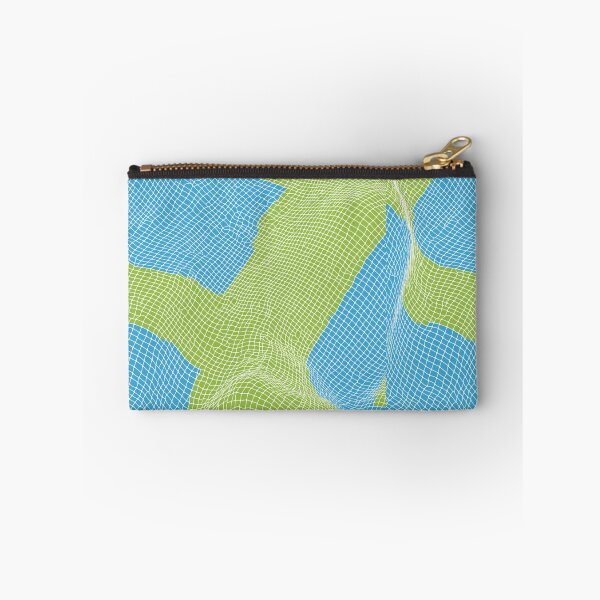 Item preview, Digital Terrain Grid in Lime and Sky Blue designed and sold by weirdfishes123.
