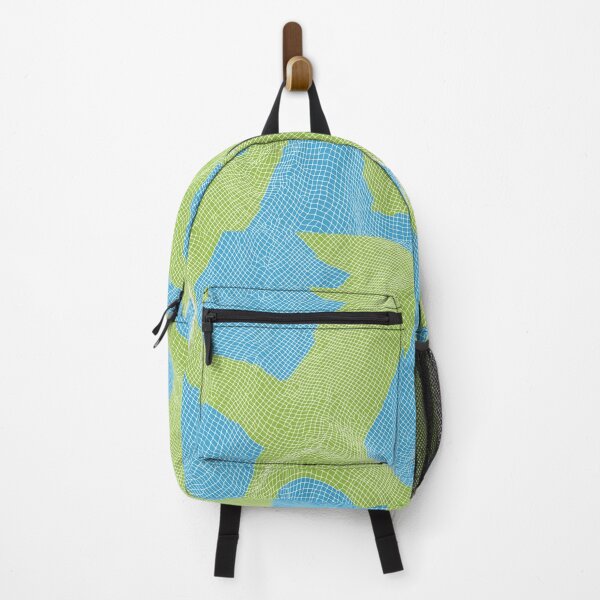 Item preview, Digital Terrain Grid in Lime and Sky Blue designed and sold by weirdfishes123.