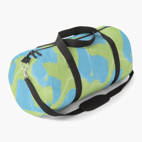 Item preview, Digital Terrain Grid in Lime and Sky Blue designed and sold by weirdfishes123.