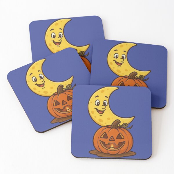Item preview, A Halloween Night with the Moon and its Pumpkin Pal designed and sold by IraBum.