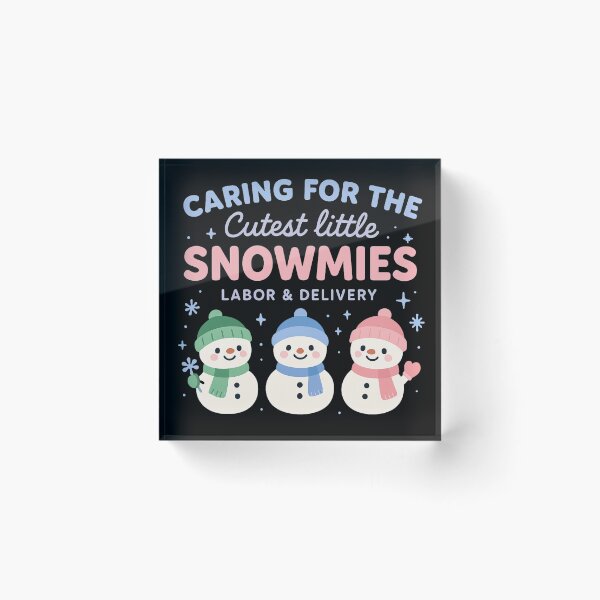 Item preview, Labor And Delivery Nurse - Delivering The Coolest Little Snowmies designed and sold by Jaanussar.
