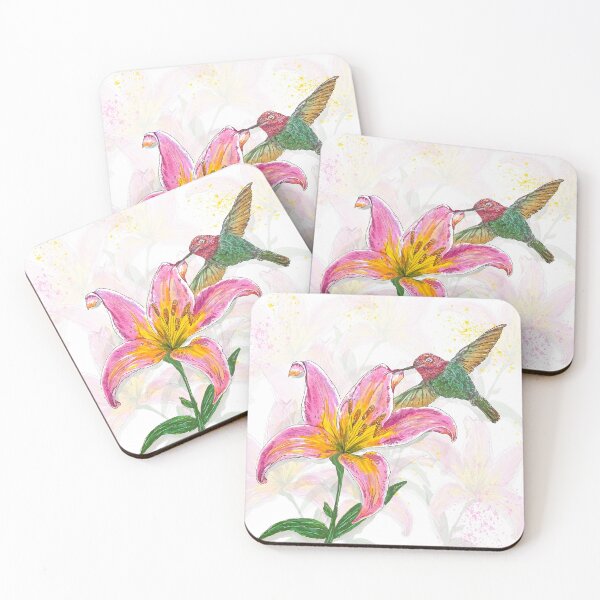 Item preview, Hummingbird Happiness  designed and sold by The Edgy Easel.
