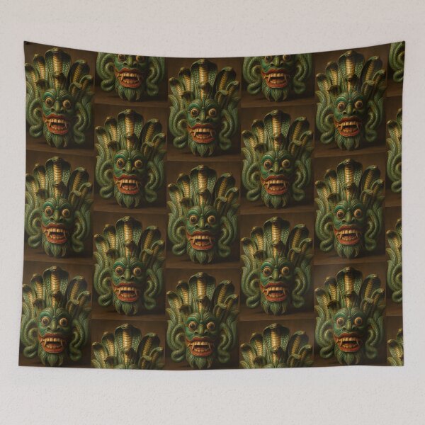 Item preview,  Naga Raksha (Cobra Mask) Art designed and sold by Ceylon Luxe Collections.