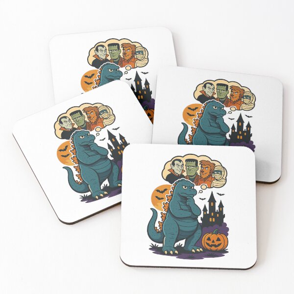 Item preview, Retro Halloween Monsters – Funny Vintage Spooky Art designed and sold by NatureStyle555.