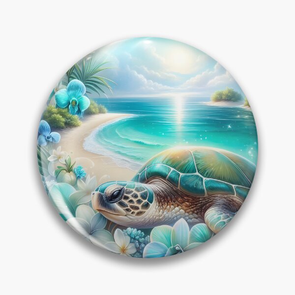 Item preview, Blue Turtle Beach designed and sold by Shipwrecked2020.