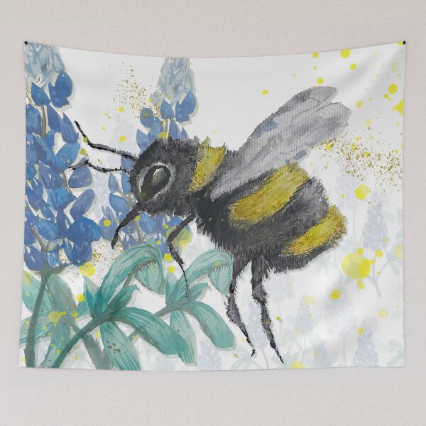 Item preview, Busy Blue Bee designed and sold by The Edgy Easel.