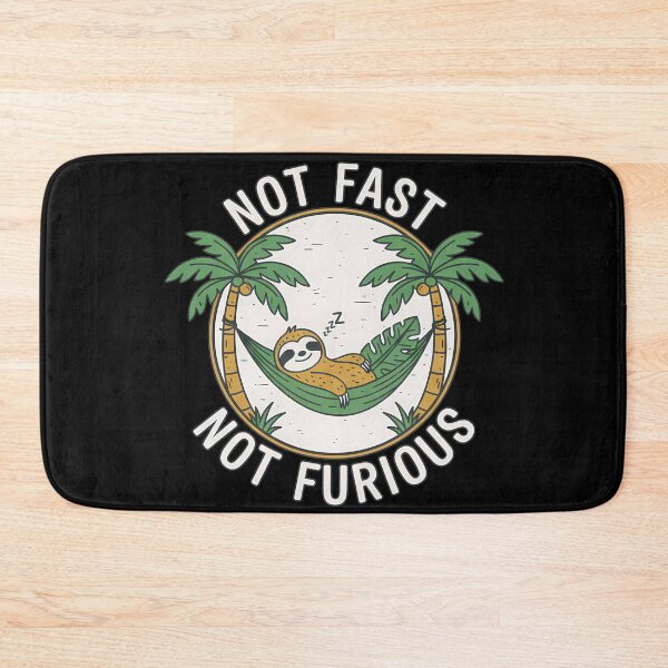 Item preview, Not Fast Not Furious Sloth: Tropical Hammock Chill Design designed and sold by Nayeem967.