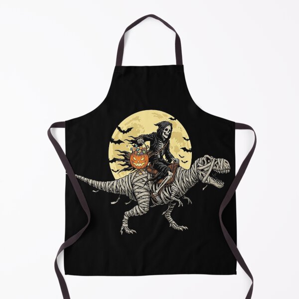 Item preview, Funny Skeleton Riding Mummy Dinosaur T rex Halloween designed and sold by FelixnRobinus.