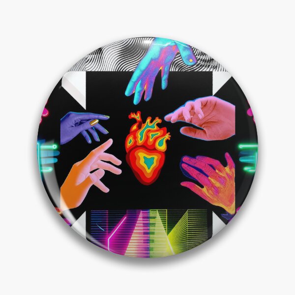 Item preview, Vibrant Interconnected Hands & Heart Art designed and sold by zzz888.