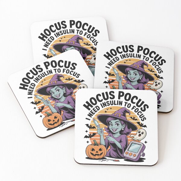 Item preview, Hocus Pocus I Need Insulin to Focus | Funny Halloween Diabetes Witch Design designed and sold by ByBryteG.