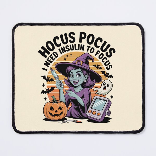 Item preview, Hocus Pocus I Need Insulin to Focus | Funny Halloween Diabetes Witch Design designed and sold by ByBryteG.