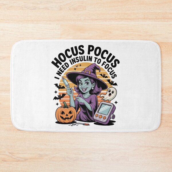Item preview, Hocus Pocus I Need Insulin to Focus | Funny Halloween Diabetes Witch Design designed and sold by ByBryteG.