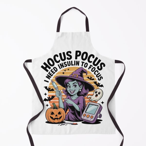 Item preview, Hocus Pocus I Need Insulin to Focus | Funny Halloween Diabetes Witch Design designed and sold by ByBryteG.