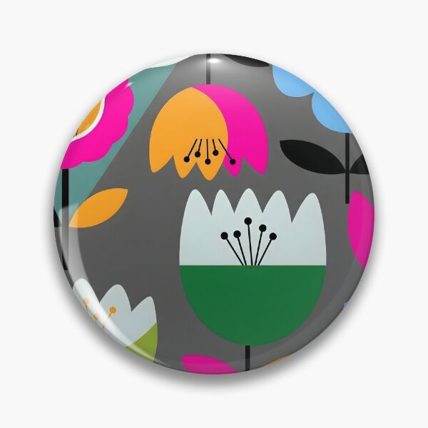 Item preview, Mid Century Flowers | Colorful Abstract Flower Design designed and sold by ShabanMerch.