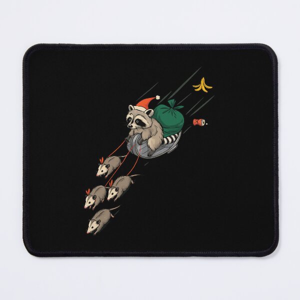 Item preview, Funny Raccoon and Opossums Sledding designed and sold by Fam19.