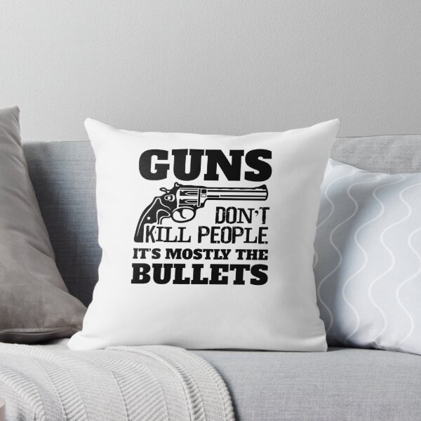 Item preview, Guns Don't Kill People It's Mainly the Bullets V5 designed and sold by TeeTimeGuys.
