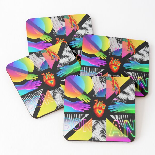 Item preview, Vibrant Abstract Unity: Hands, Heart & BOKAN designed and sold by zzz888.
