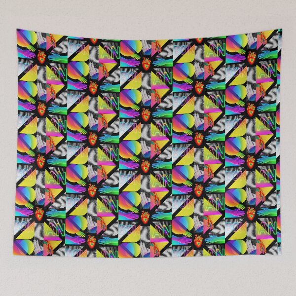 Item preview, Vibrant Abstract Unity: Hands, Heart & BOKAN designed and sold by zzz888.